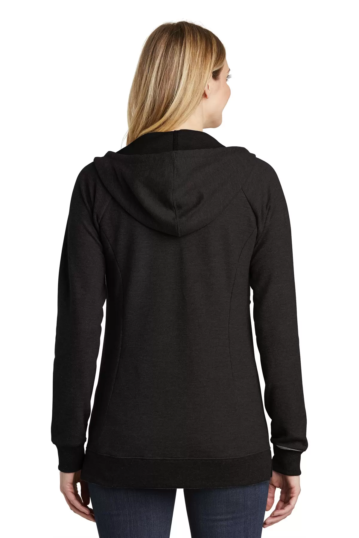 District Clothing DT456 District    Women's Perfect Tri    French Terry Full-Zip Hoodie SKU: DT456