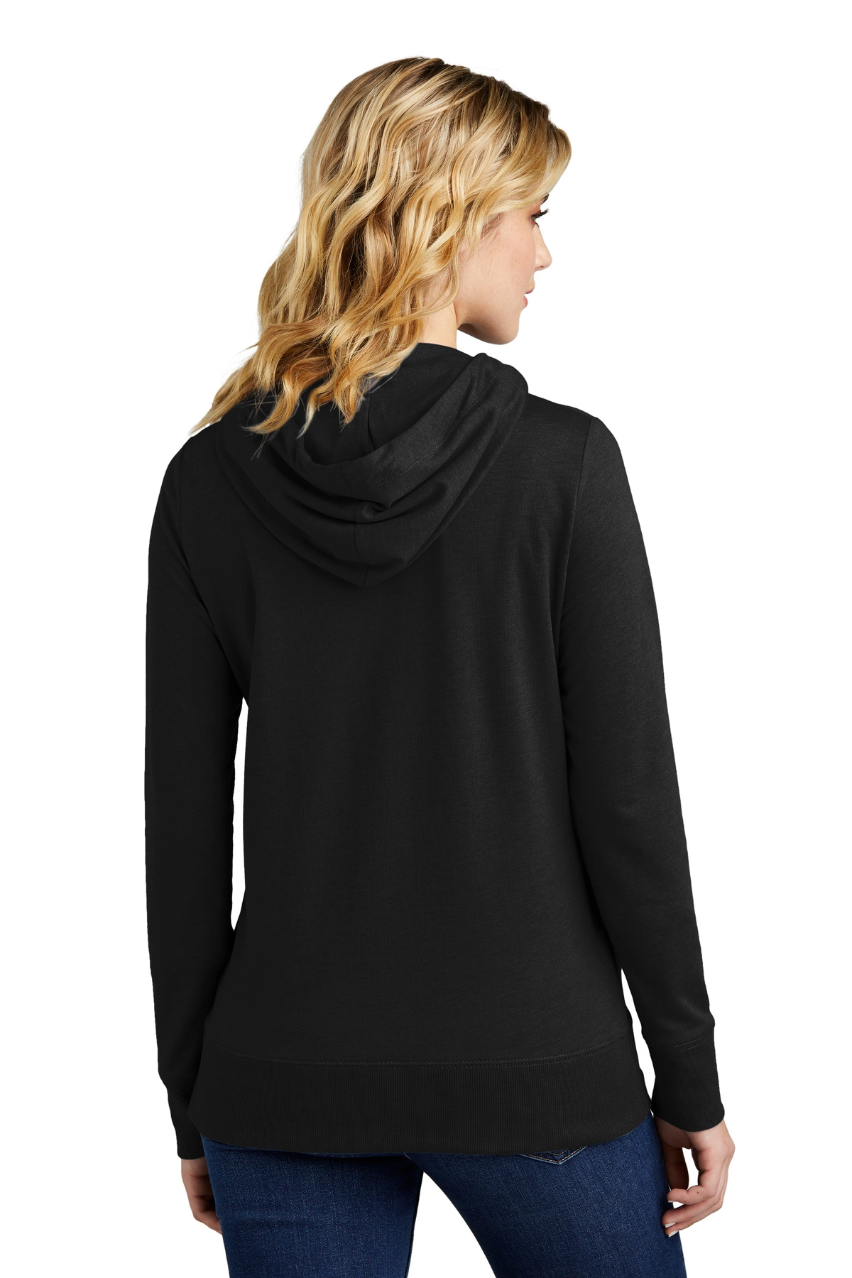 District Clothing DT673 District Women's Featherweight French Terry Full-Zip Hoodie SKU: DT673