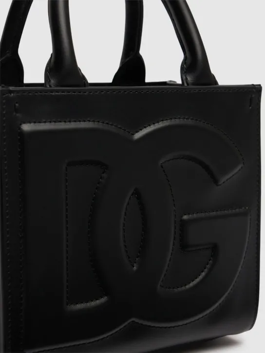 Dolce&Gabbana   Small DG Daily leather top handle bag 