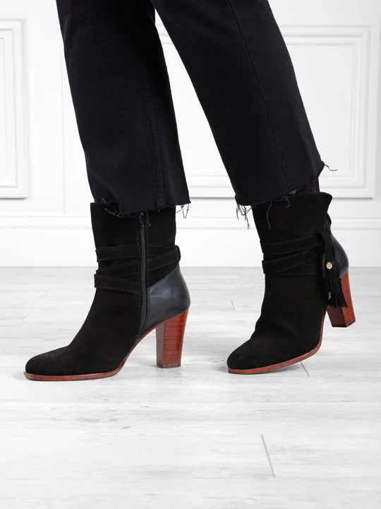 Dorset black Heeled Ankle Boots