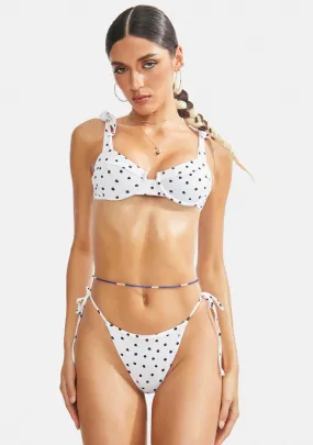 Dotted Malibu Bikini Top-