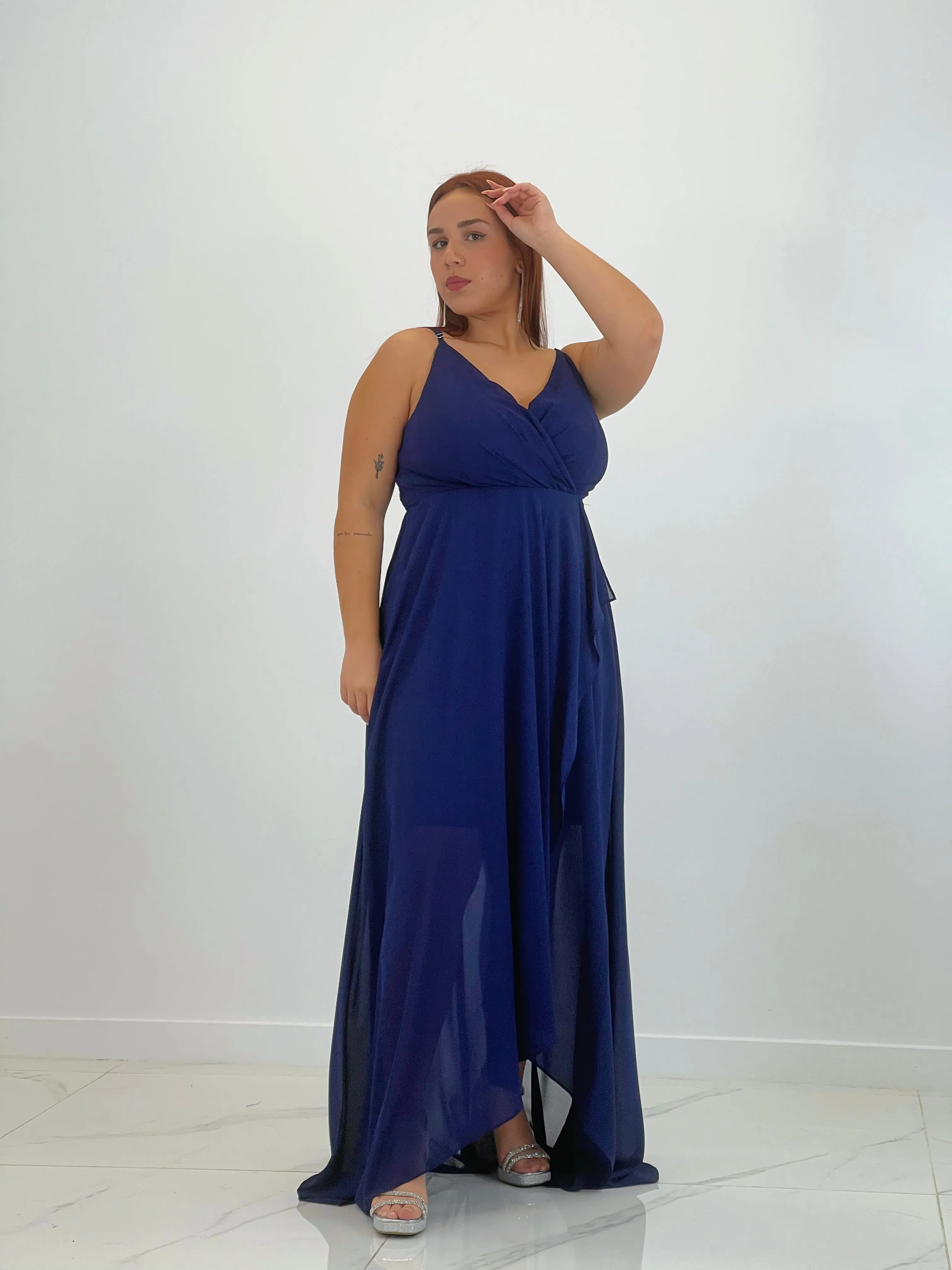 Draped wrap dress Flex