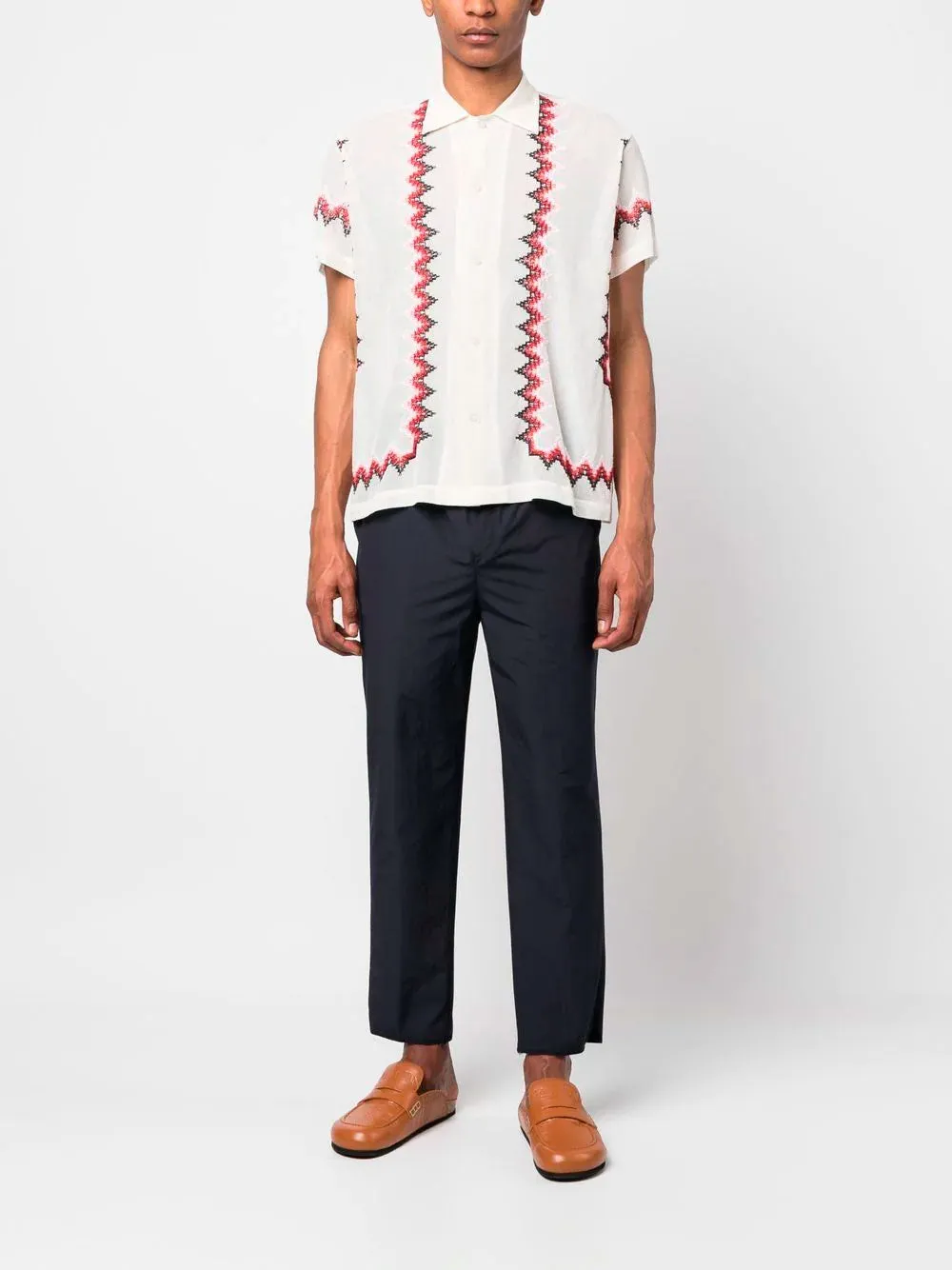 Drawstring-waistband trousers
