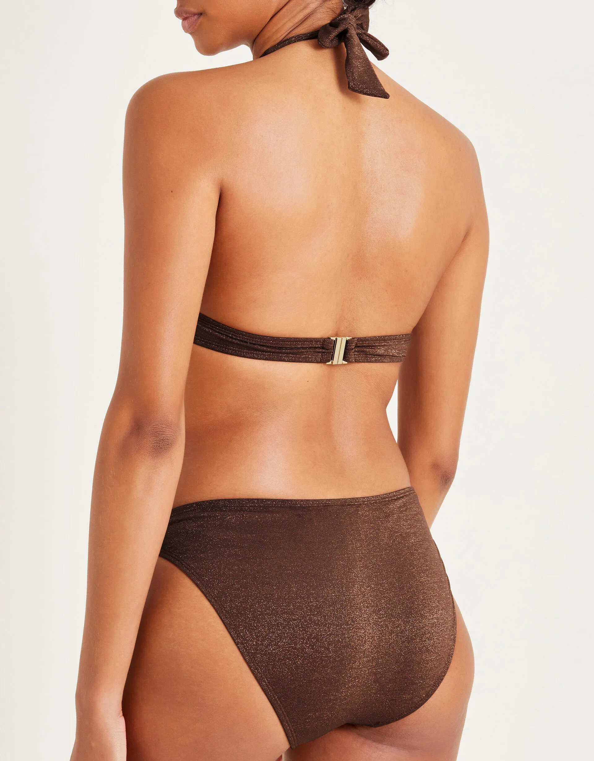 Eden Halter Bikini Top Bronze