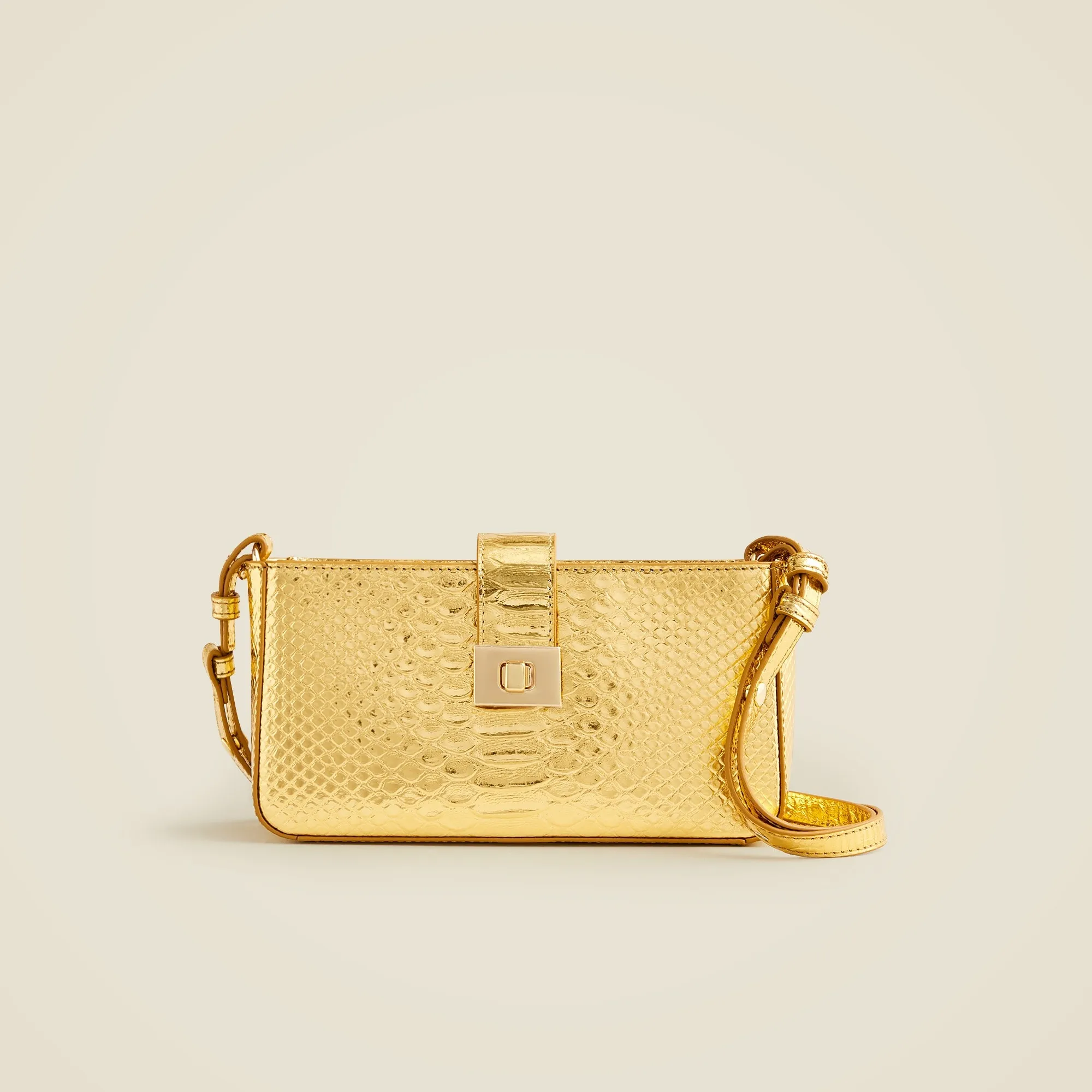 Edie three-in-one bag in snake-embossed Italian leather