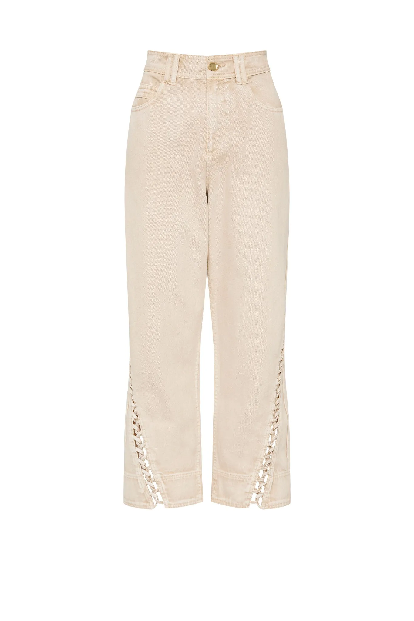 Effie Braided Denim Jeans