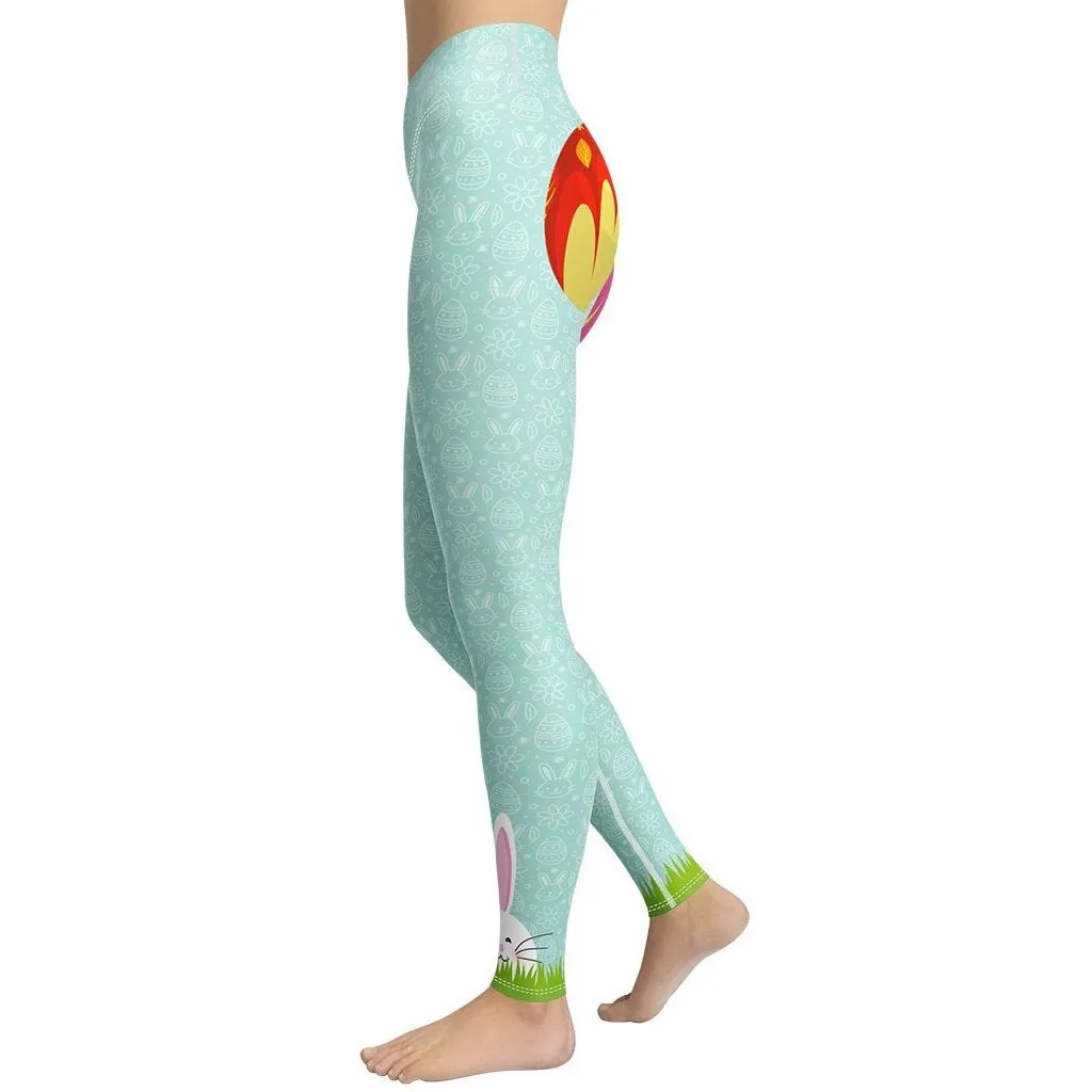Egg But* Easter Yoga Leggings