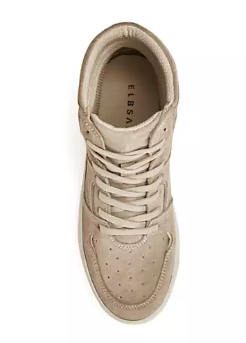 Elbsand Casual Hi-Top Leather Trainers | Grattan