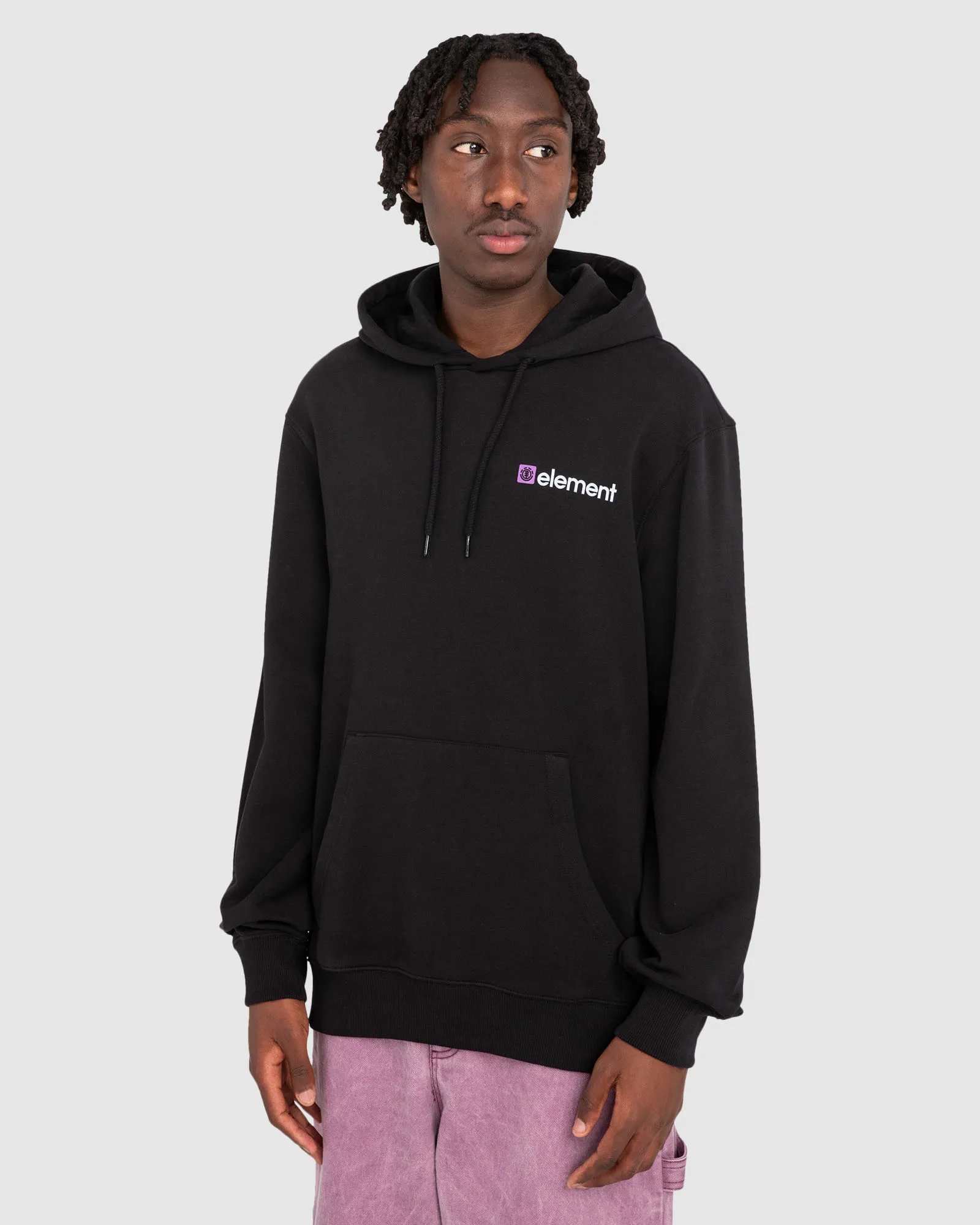 Element Joint Cube - Pullover Hoodie For Men - Flint Black | SurfStitch