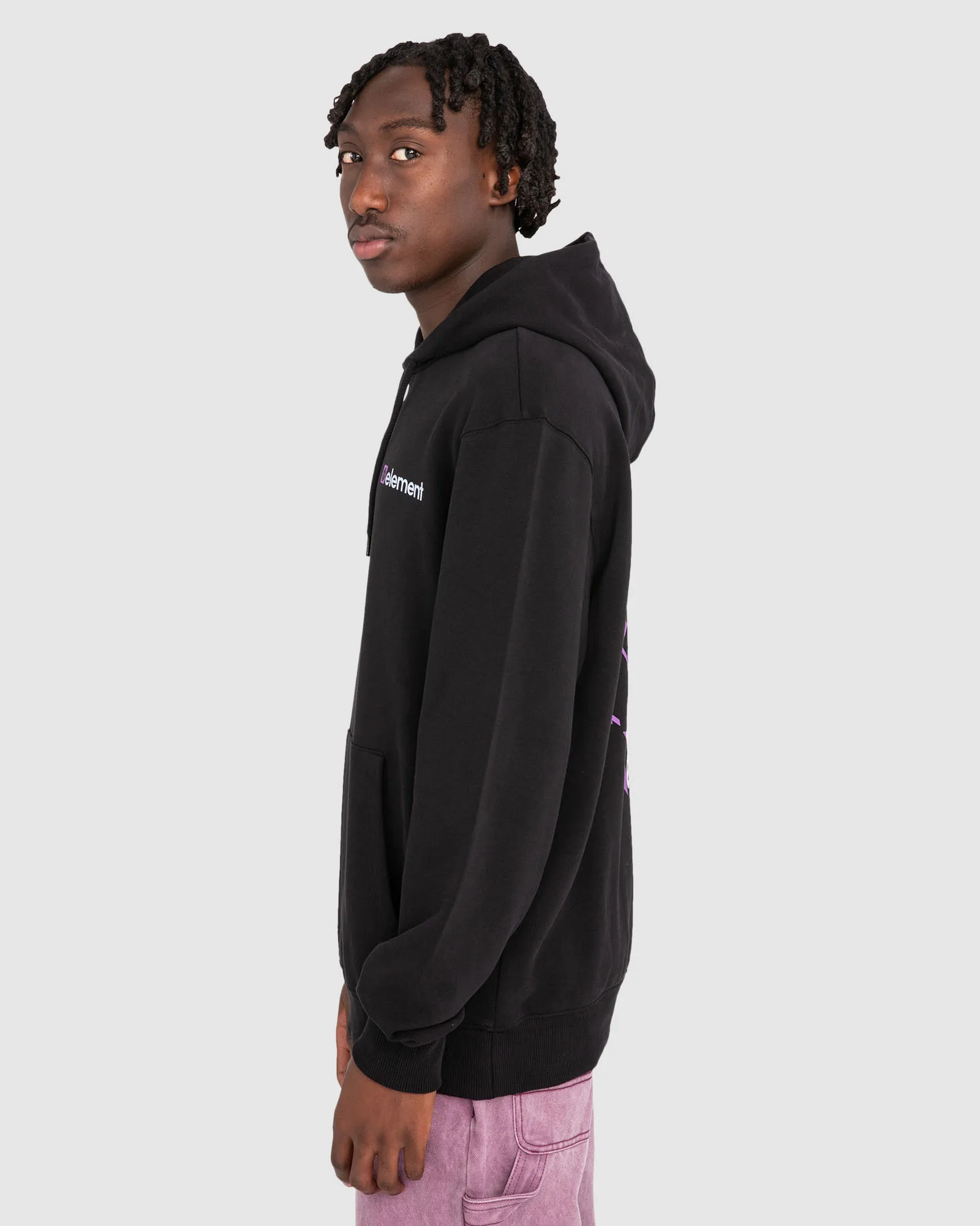 Element Joint Cube - Pullover Hoodie For Men - Flint Black | SurfStitch