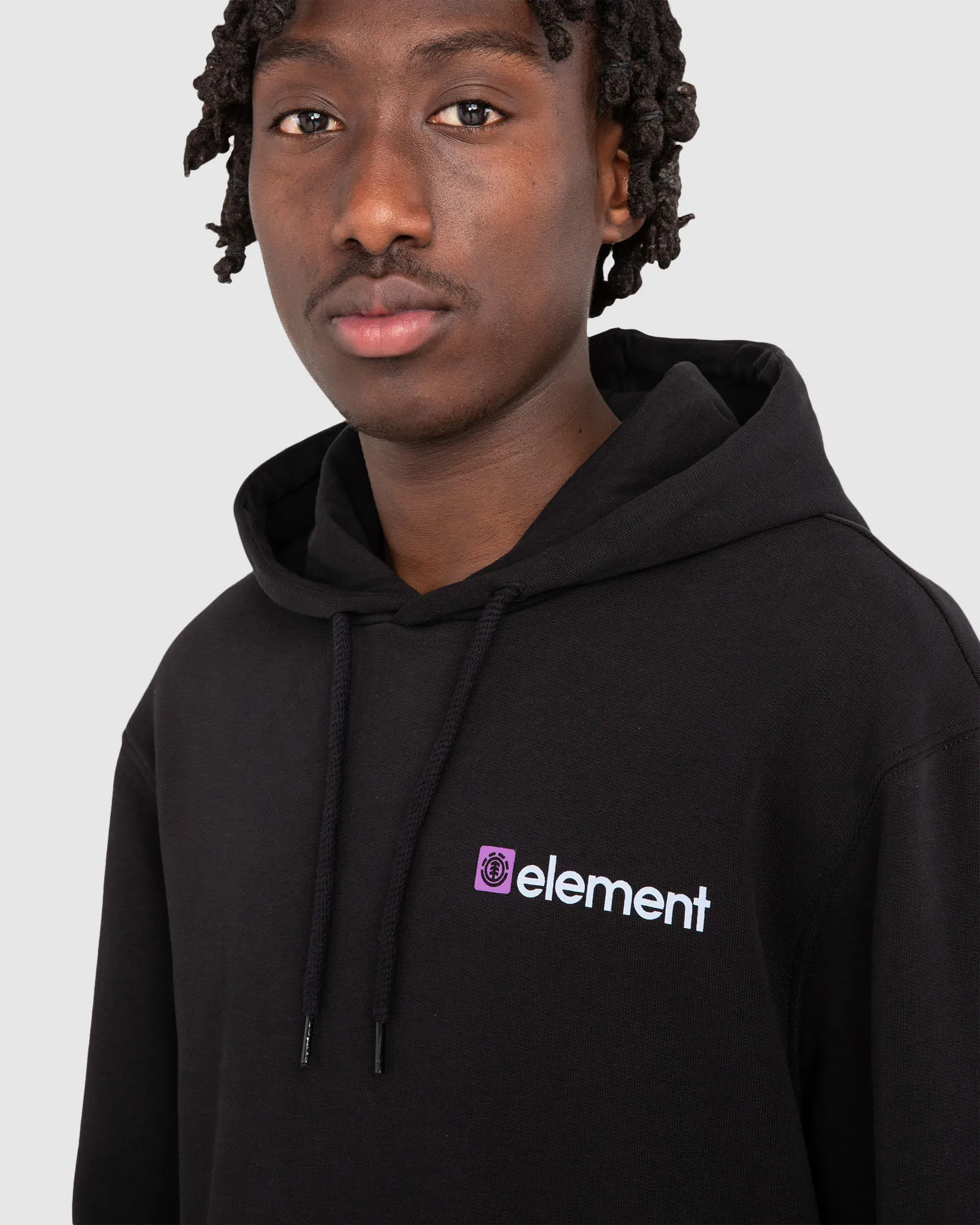 Element Joint Cube - Pullover Hoodie For Men - Flint Black | SurfStitch