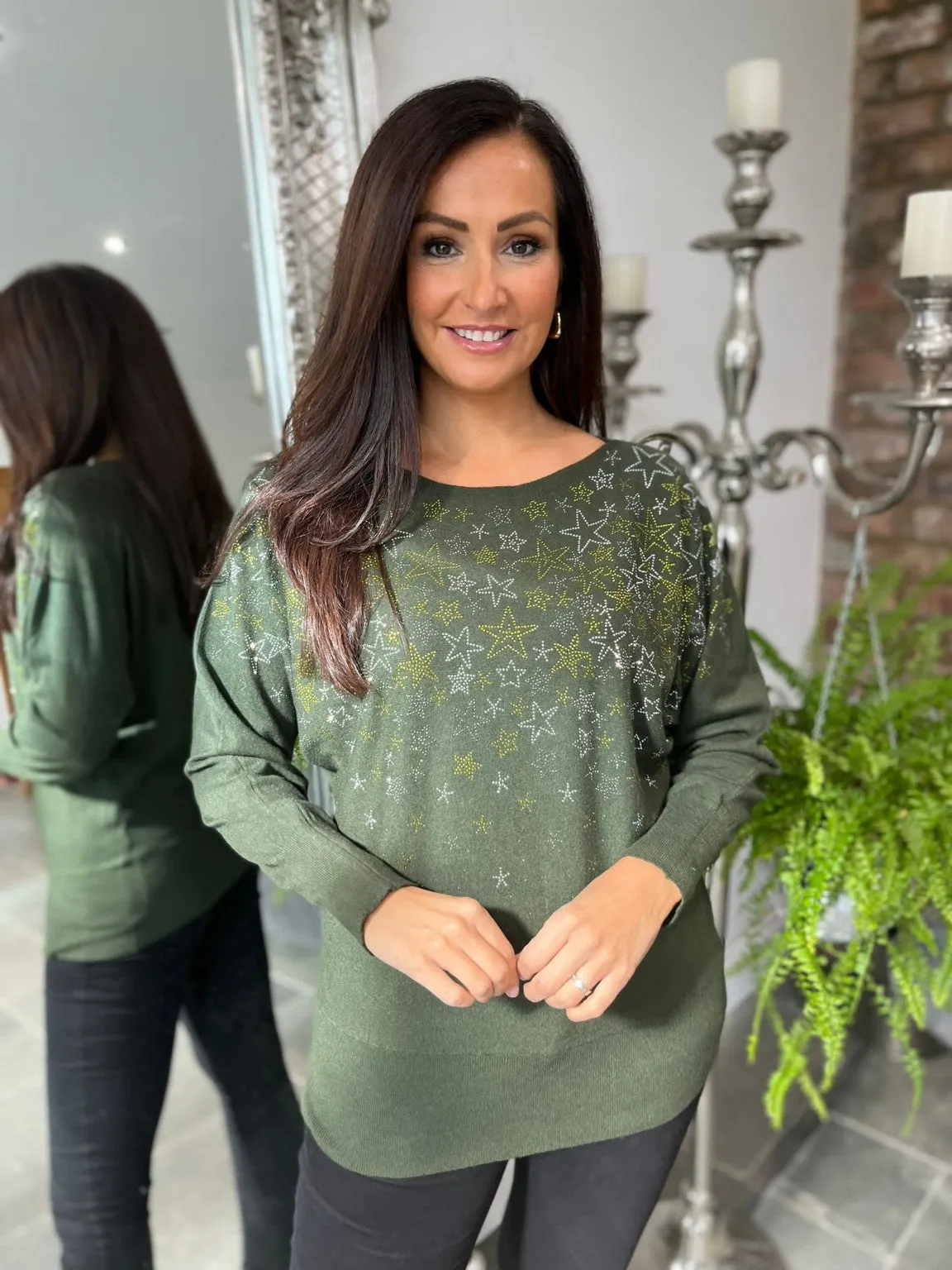 Embellished Star Jumper Cath