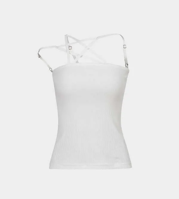 Etoile Jersey Tank Top - White