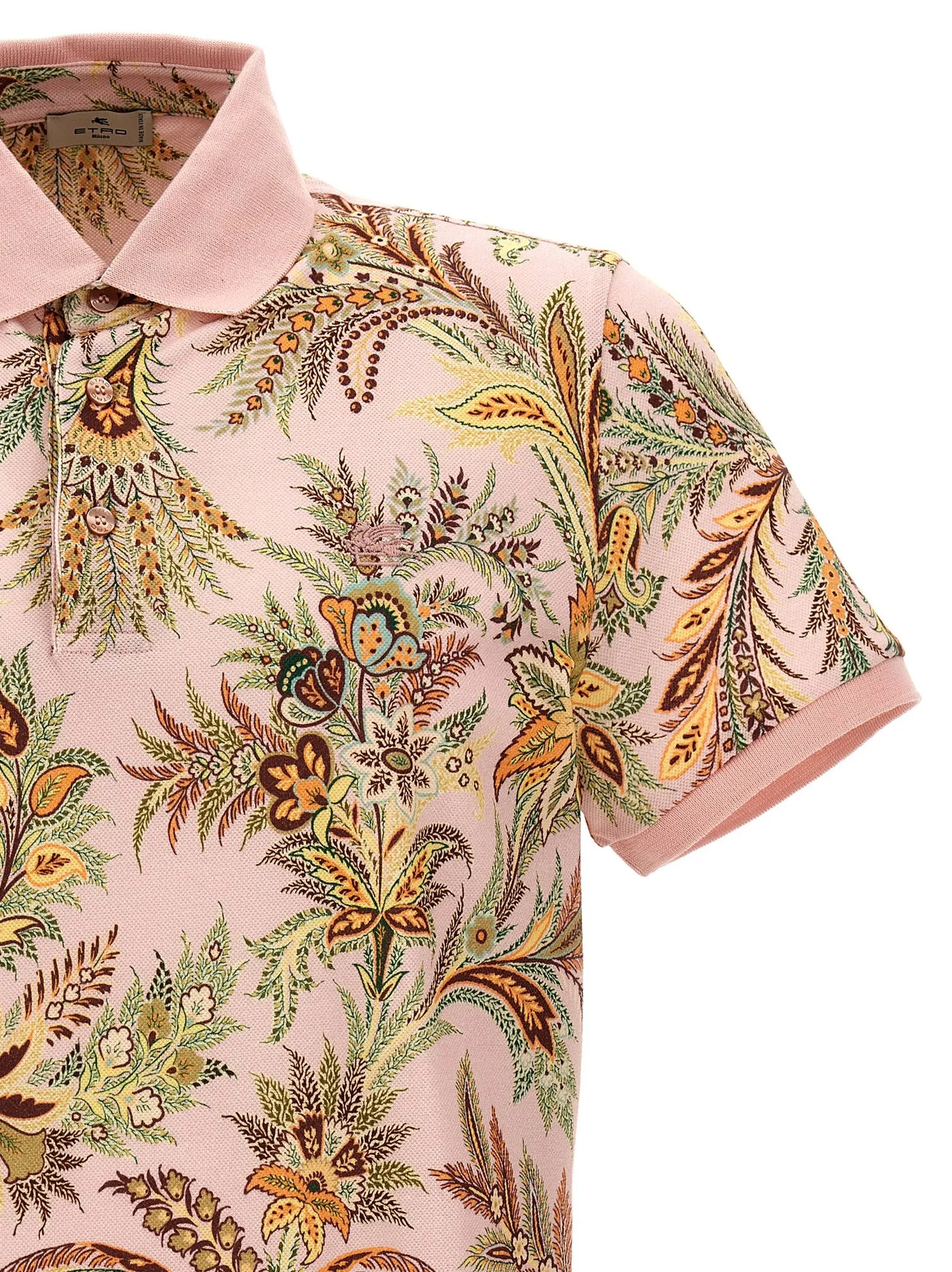 Etro    Etro Floral Print Polo Shirt