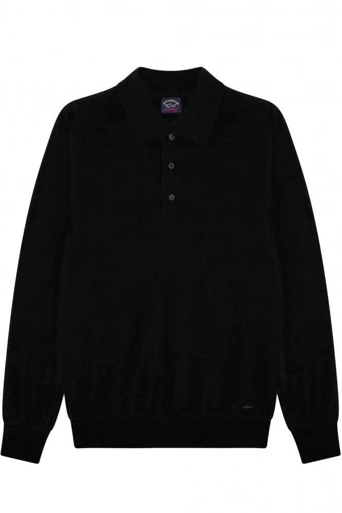 Extra Fine Merino Polo Navy