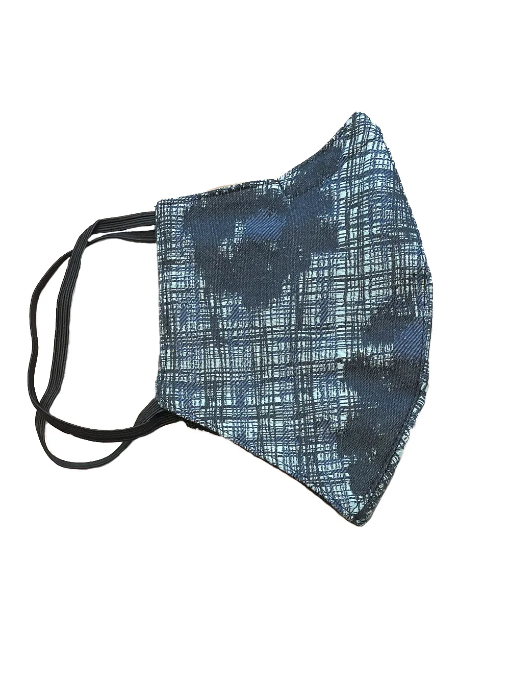 Face Mask - Mint Blue Flowers