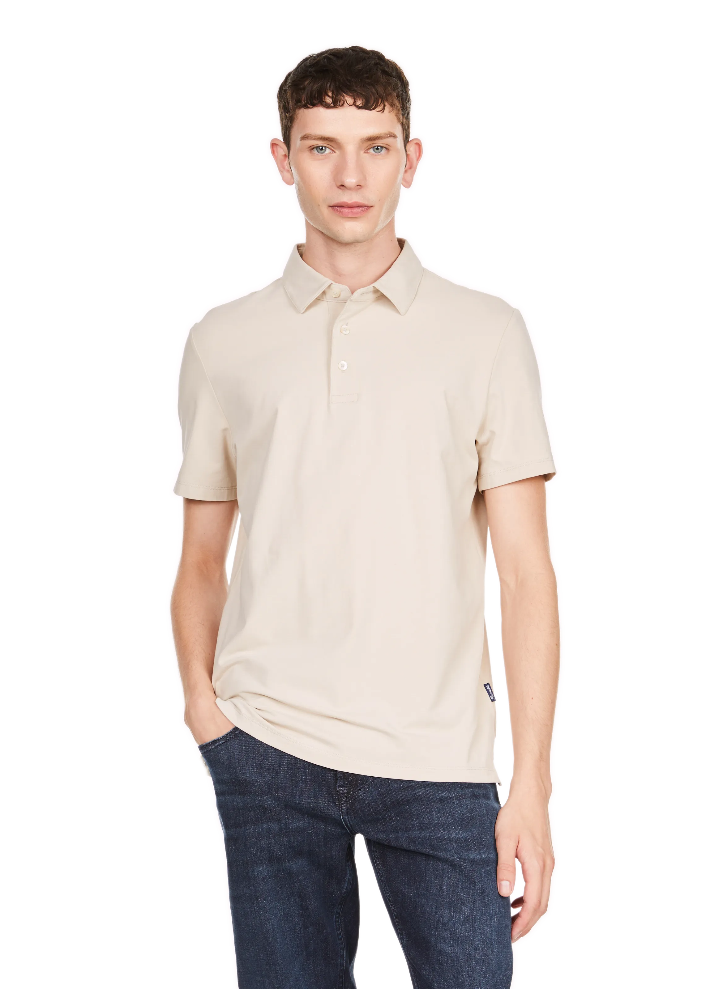 FACONNABLE   Cotton polo shirt  - Beige