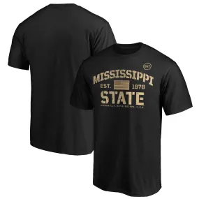 Fanatics Mississippi State Bulldogs Black OHT Military Appreciation Boot Camp T-Shirt