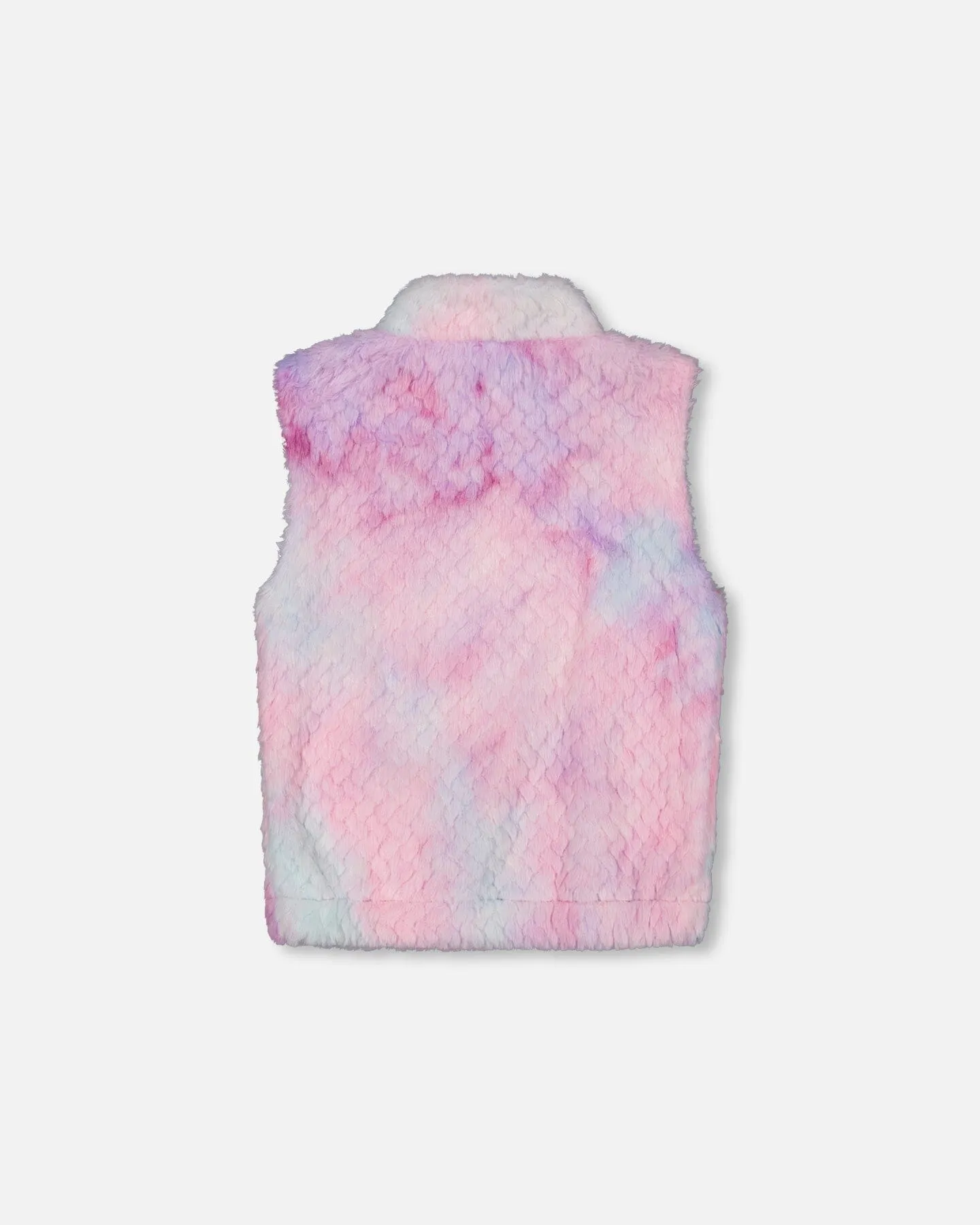 Faux Fur Vest Multicolor