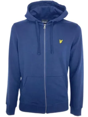 FELPA UOMO BLU CON CAPPUCCIO