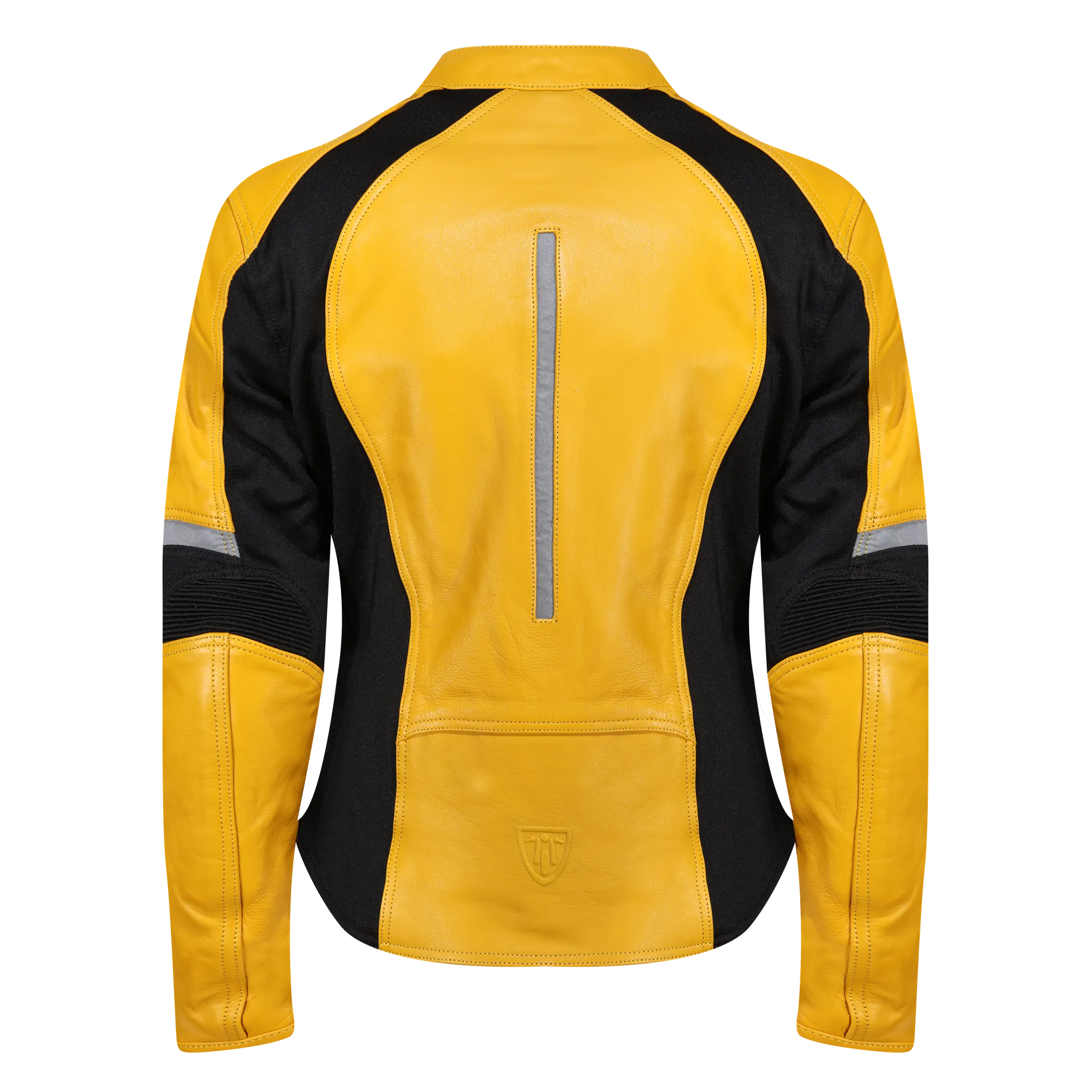 Fiona Yellow Leather Jacket