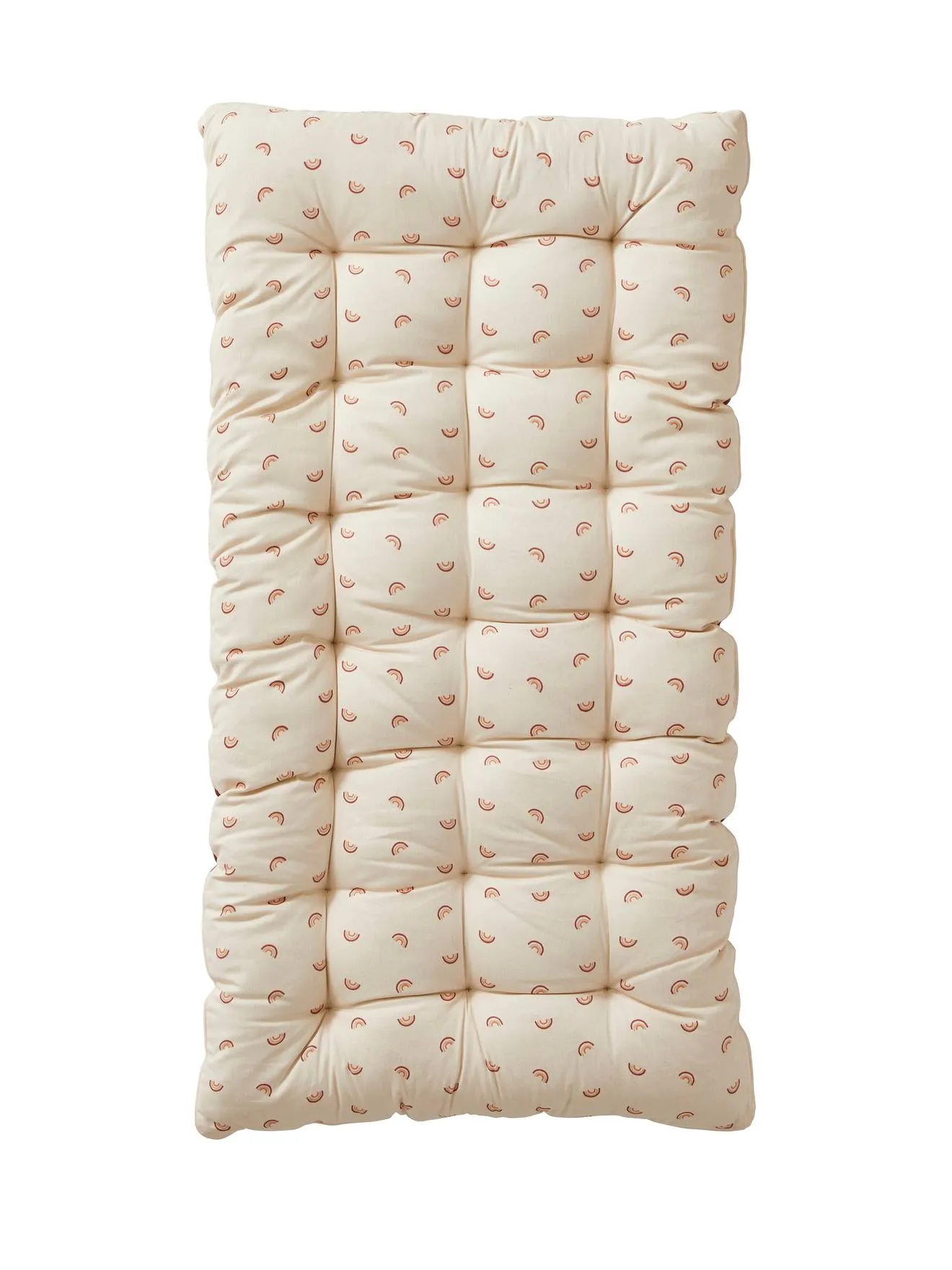Floor Mattress, Rainbow - terracotta