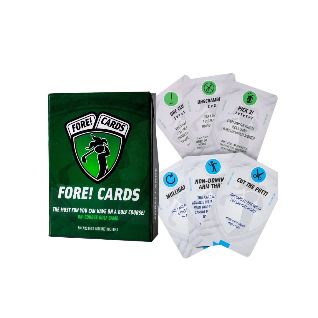Fore! Cards On Course Golf Game