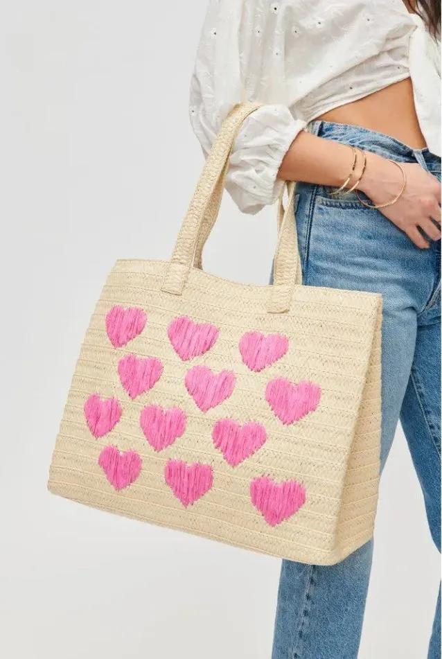 Foriella Heart Tote - Ivory