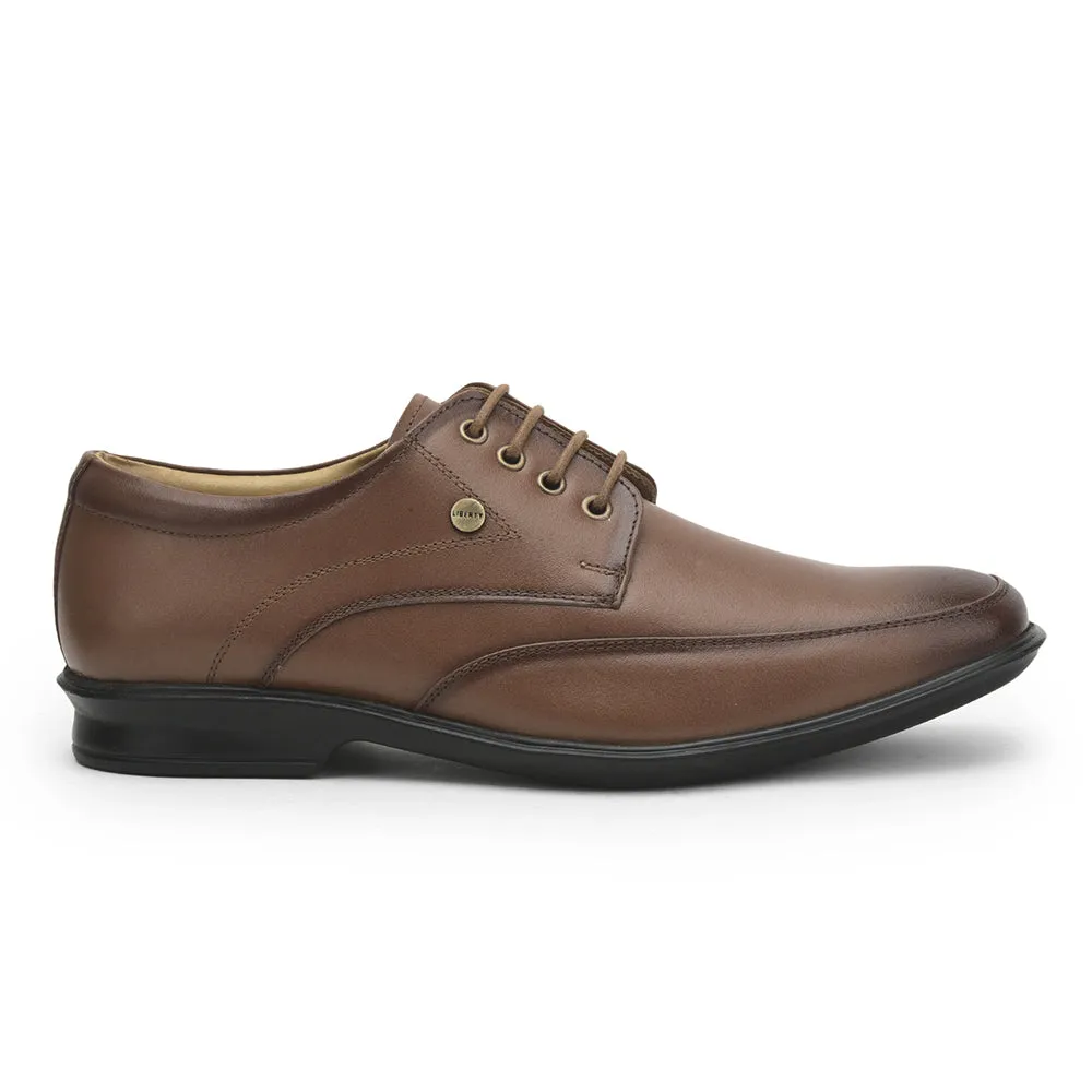 Fortune Formal Lacing Shoes For Men (Tan) LUCIO-502 By Liberty