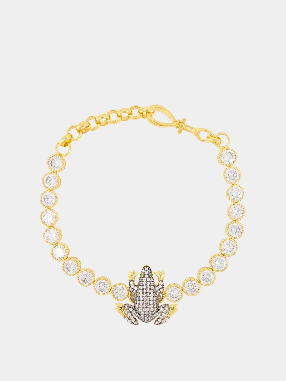Frog Tennis Bracelet