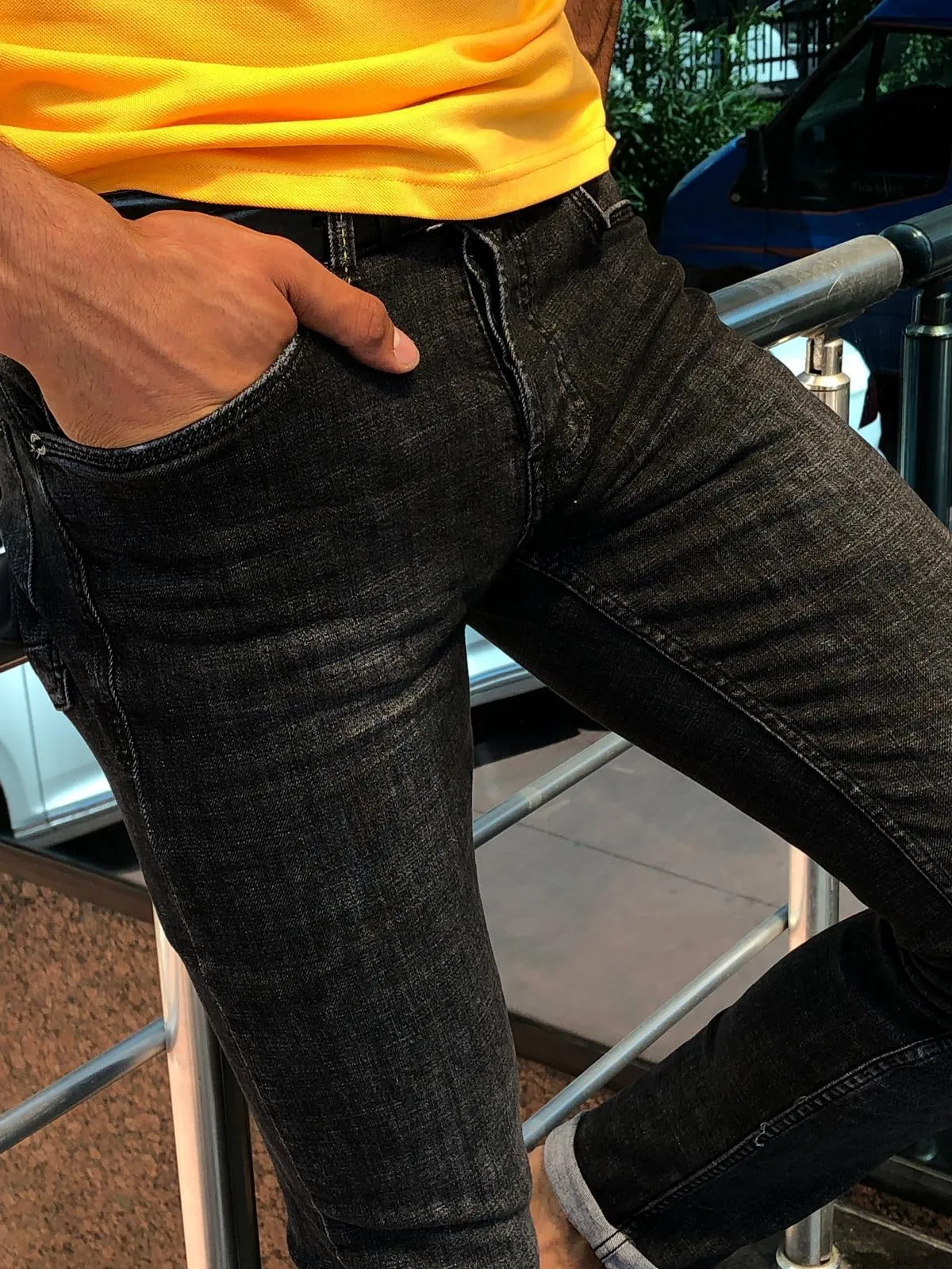 Gari Slim-Fit Jeans Black
