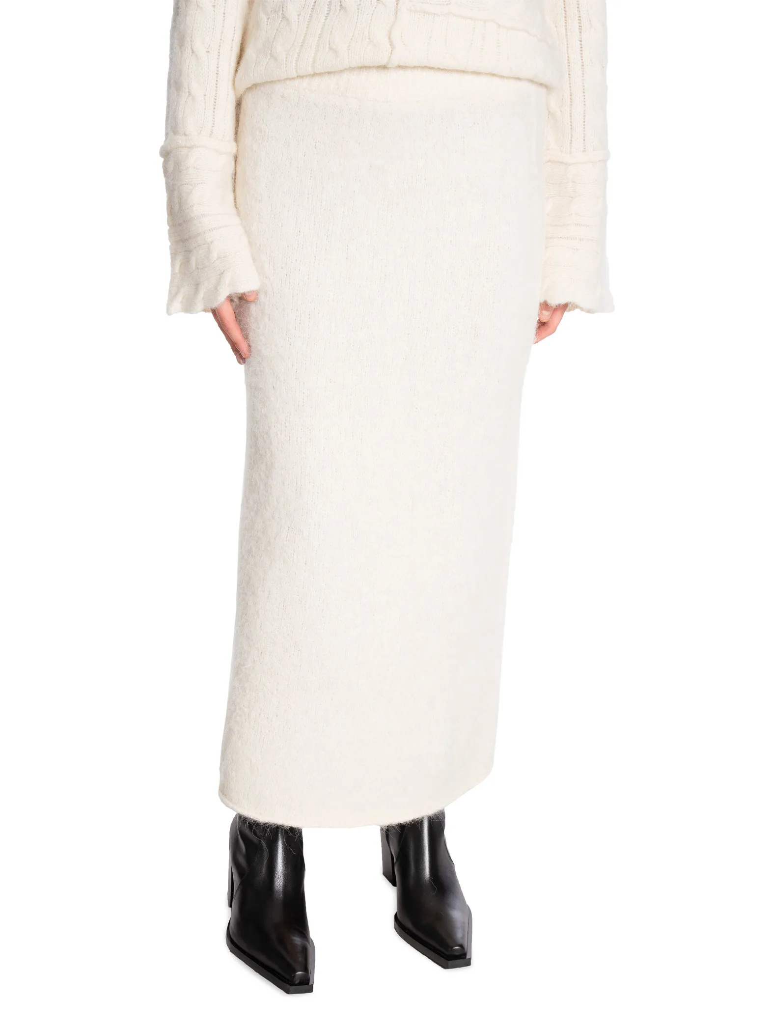 GESTUZ SKIRT POSIA EGRET