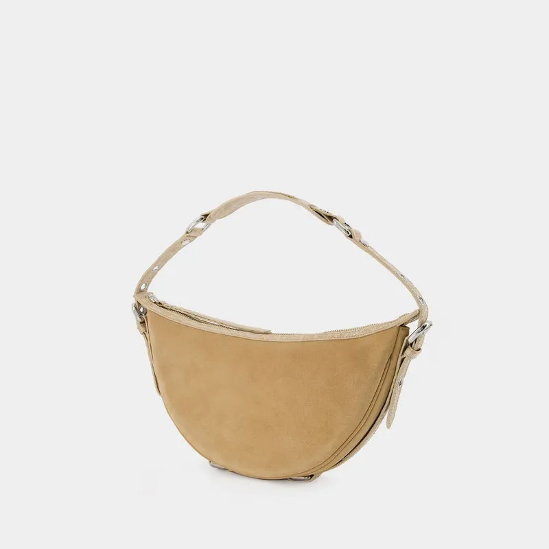 Gib Hobo Bag - By Far - Kraft - Leather