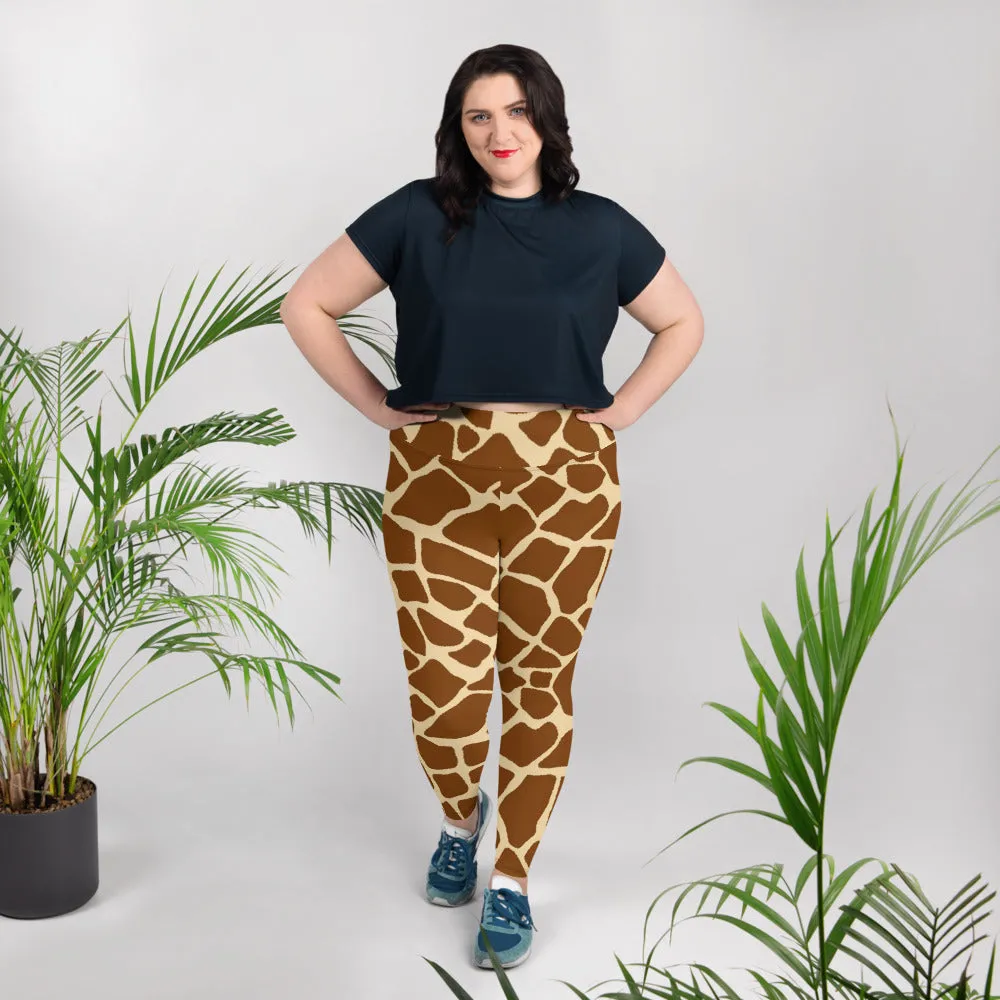 Giraffe Spots Plus Size Leggings