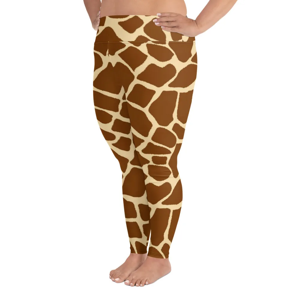 Giraffe Spots Plus Size Leggings