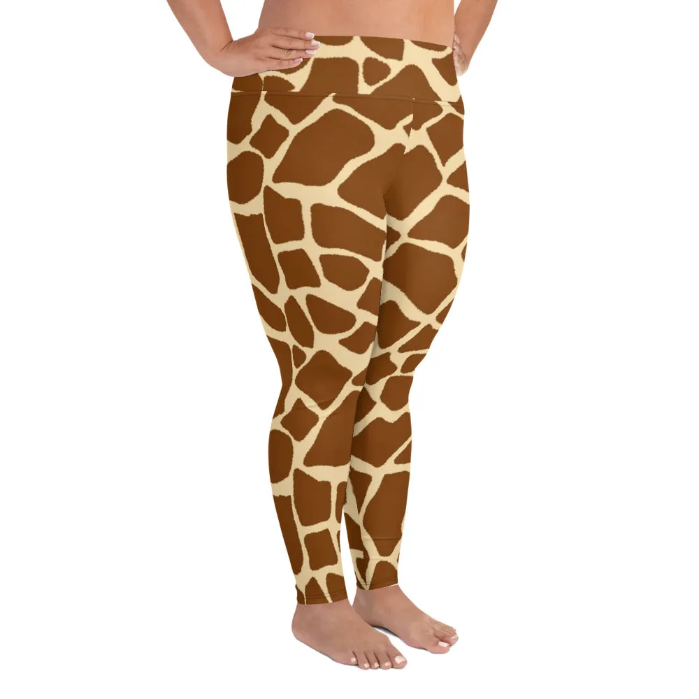 Giraffe Spots Plus Size Leggings