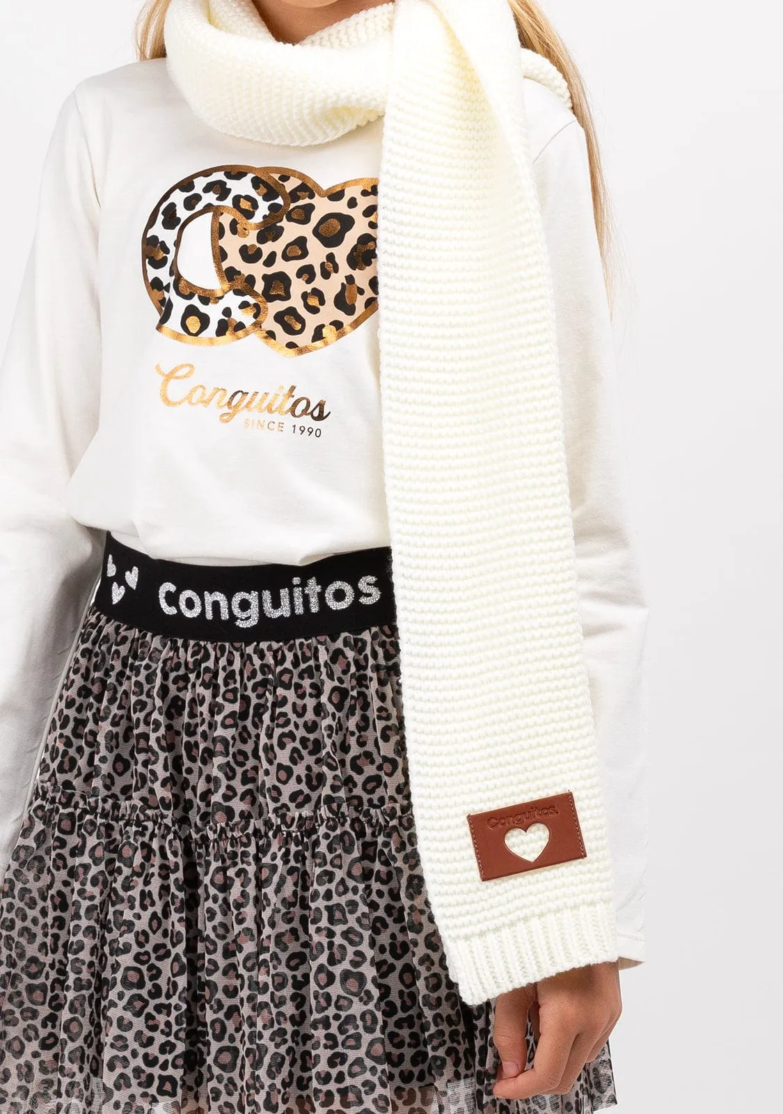 Girl's Beige Scarf