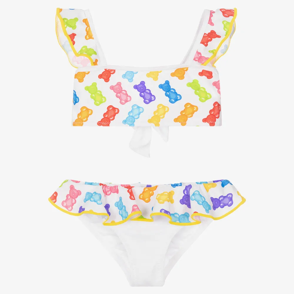 Girls Gummy Bear Print Bikini (UV50)