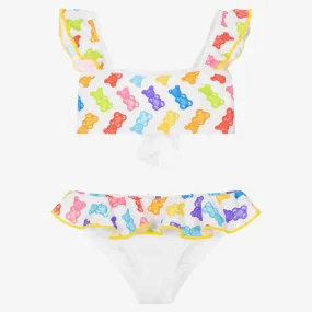 Girls Gummy Bear Print Bikini (UV50)