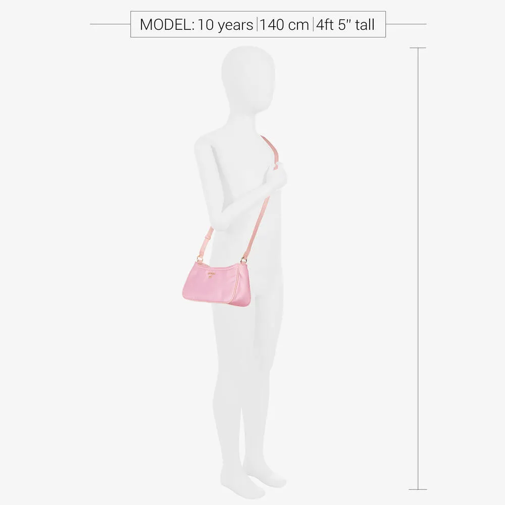Girls Pale Pink Shoulder Bag (22cm)
