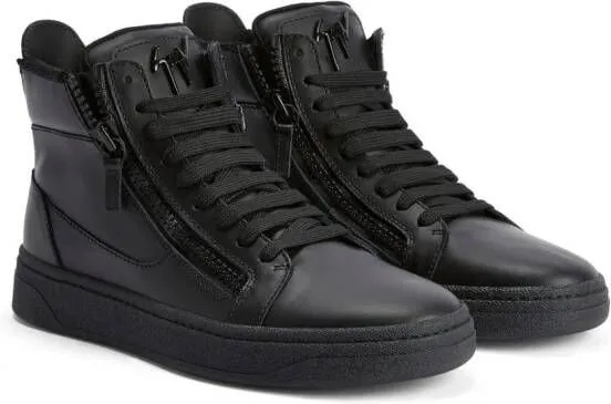 Giuseppe Zanotti GZ 94 leather sneakers Black