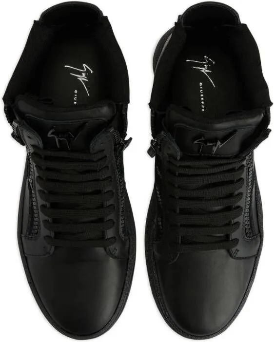 Giuseppe Zanotti GZ 94 leather sneakers Black