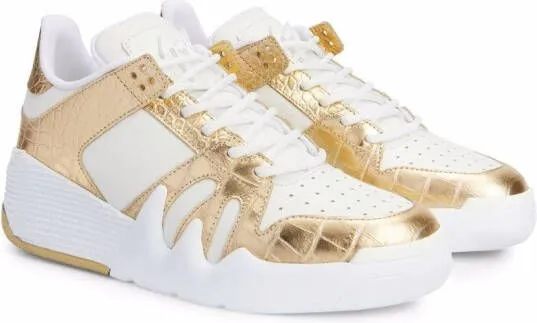 Giuseppe Zanotti Talon panelled sneakers White