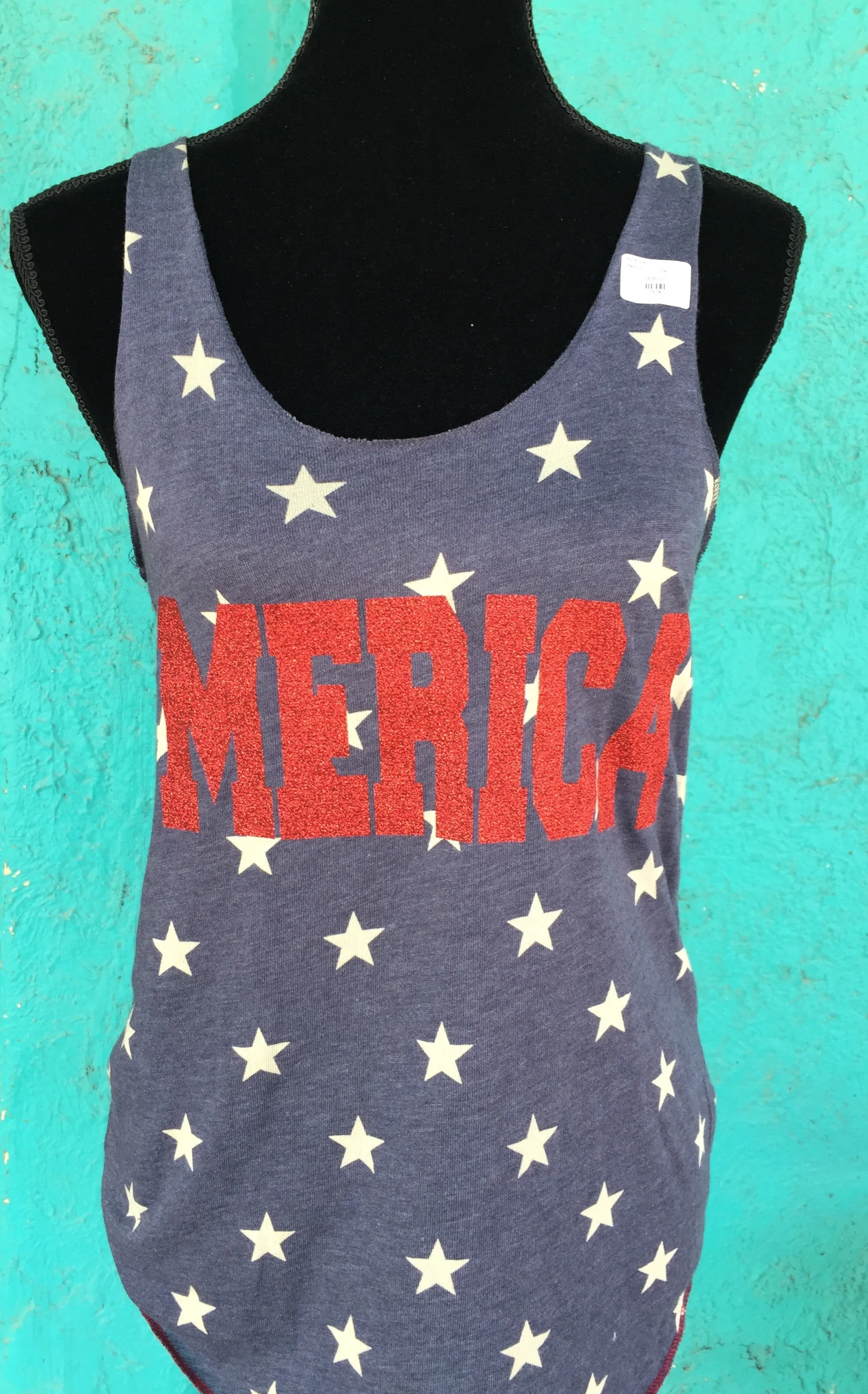 Glitter ‘Merica Tank Top