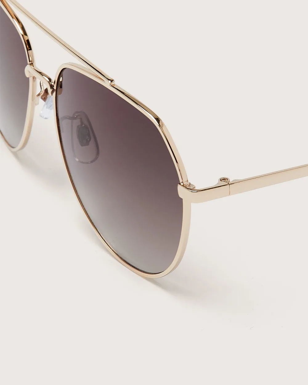Gold Aviator Sunglasses