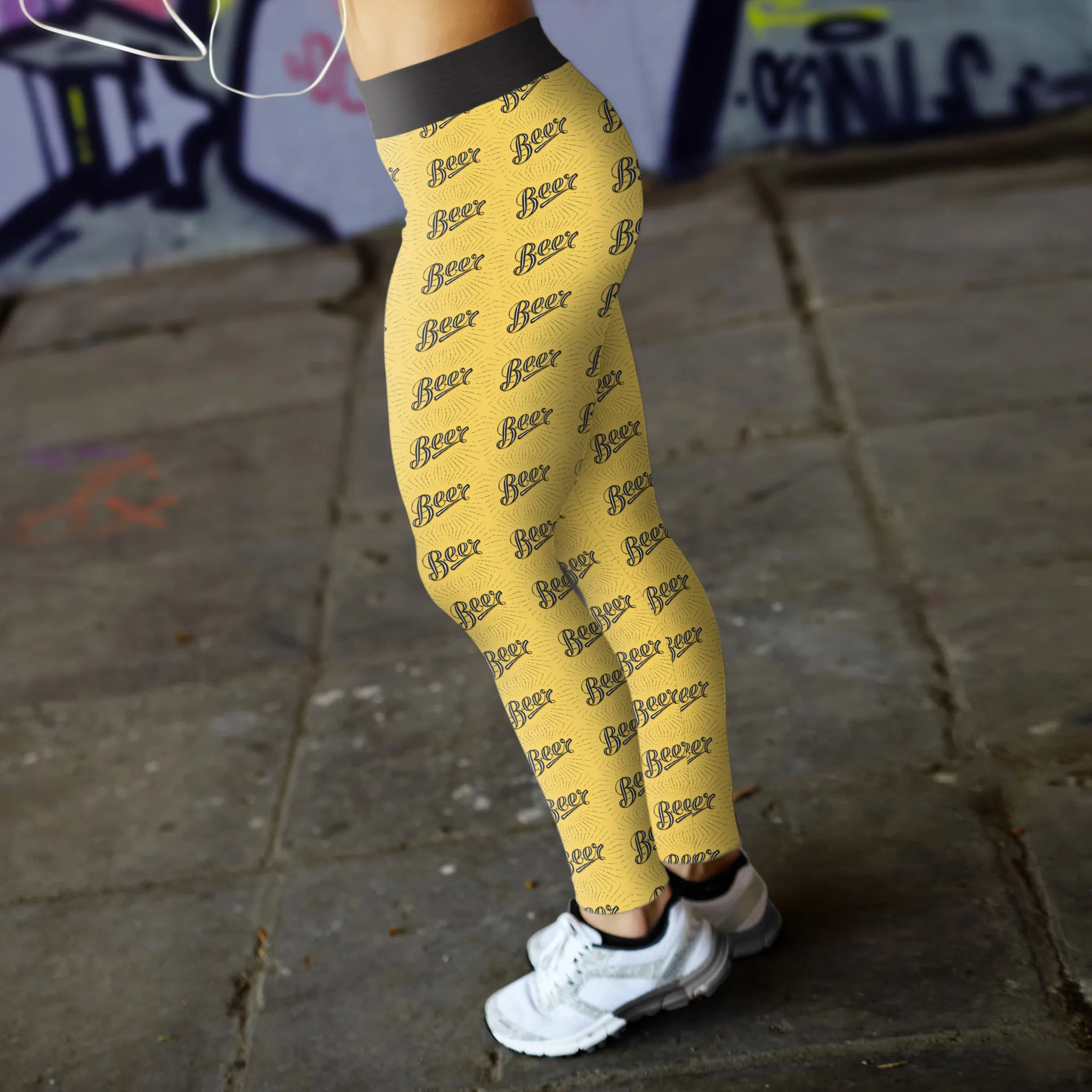 Golden Beer Leggings