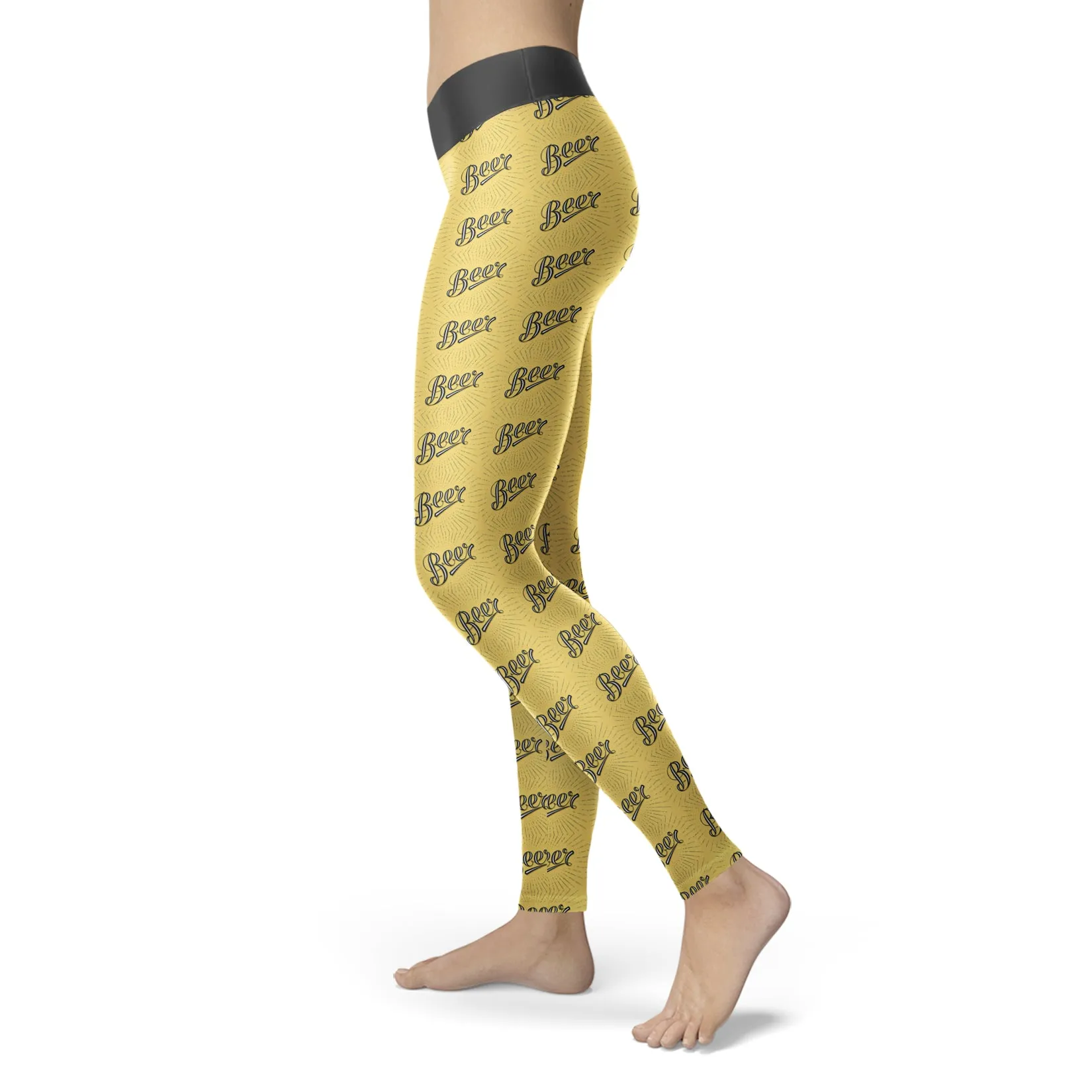 Golden Beer Leggings