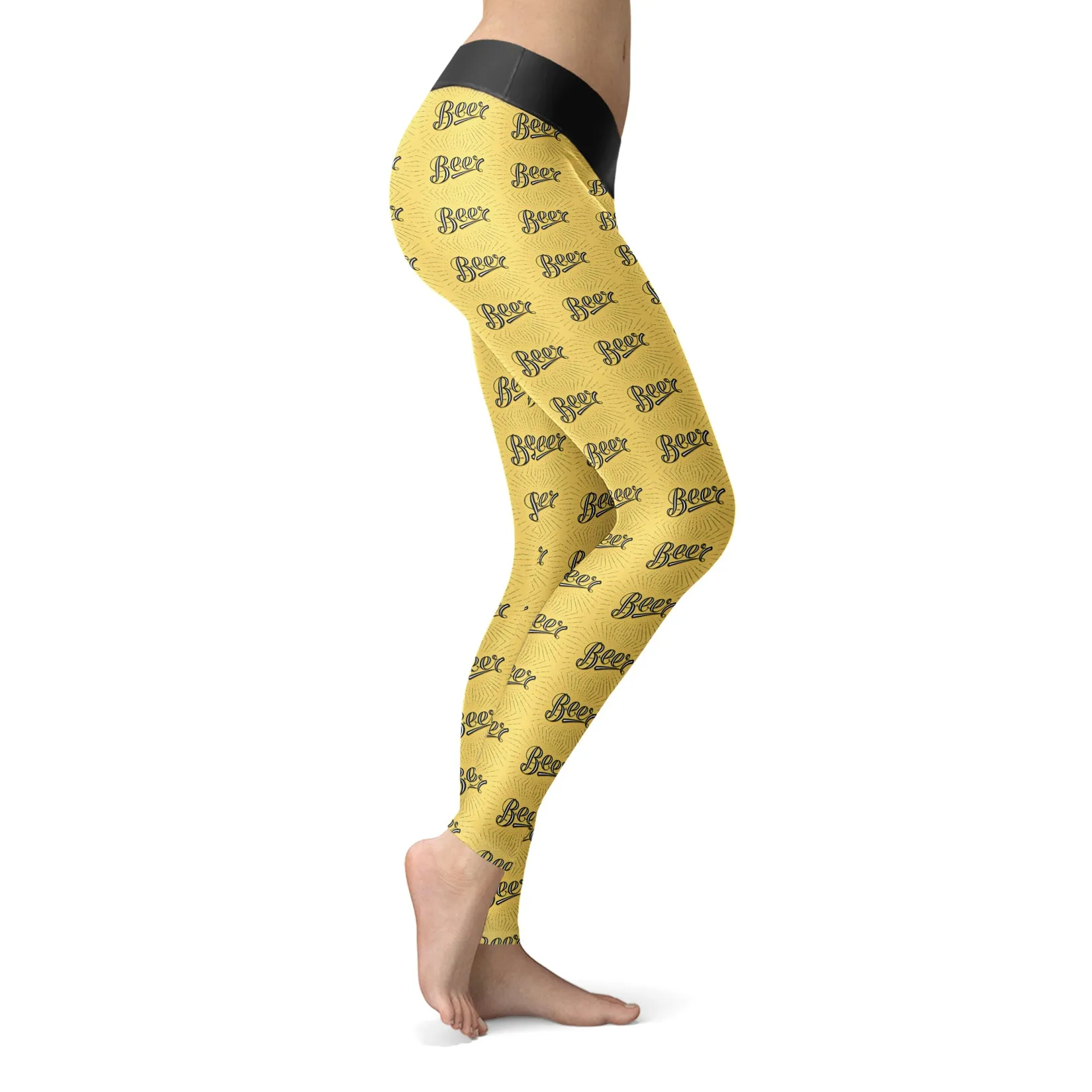 Golden Beer Leggings