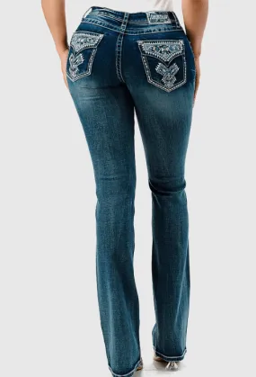 GRACE IN LA LADIES JEANS - EASY FIT EB61735