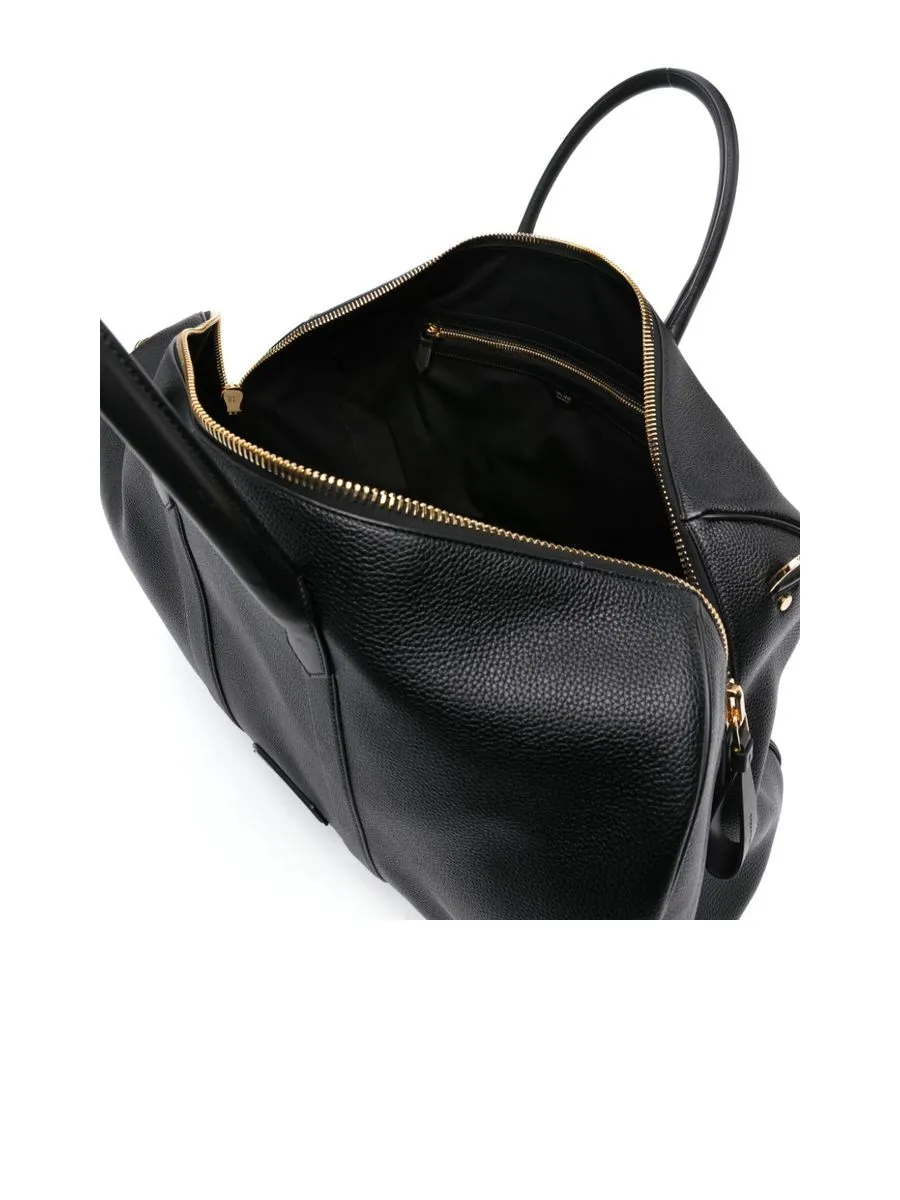 Grained Leather Travel Bag
